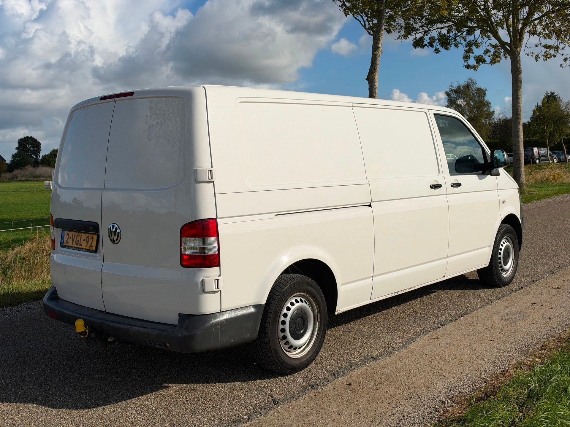 Volkswagen Transporter 2.0 TDI L2H2 APK 07-2027 Airco NAP, Euro 5, Stof, Gebruikt, Zwart