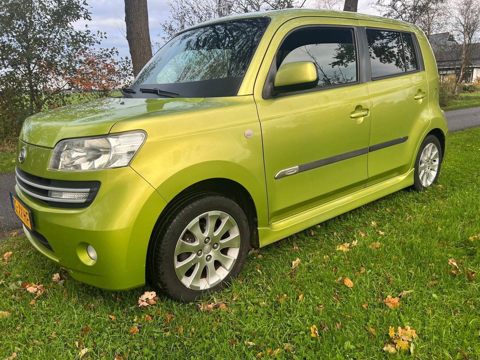 Daihatsu Materia 1.3 2007 Groen, Auto's, Voorwielaandrijving, 40 €/maand, Zwart, 4 cilinders