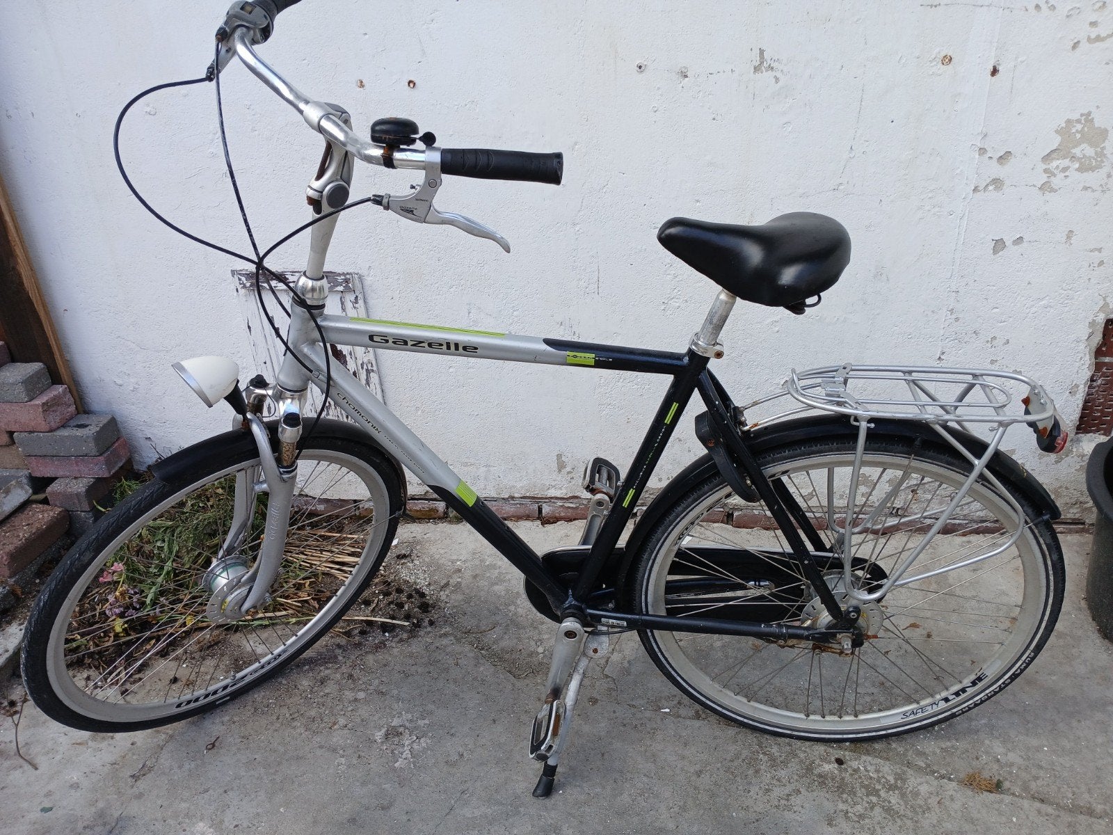 Gazelle Chamonix Herenfiets - 8 versnellingen, Ophalen, Velgrem, Versnellingen, Gazelle