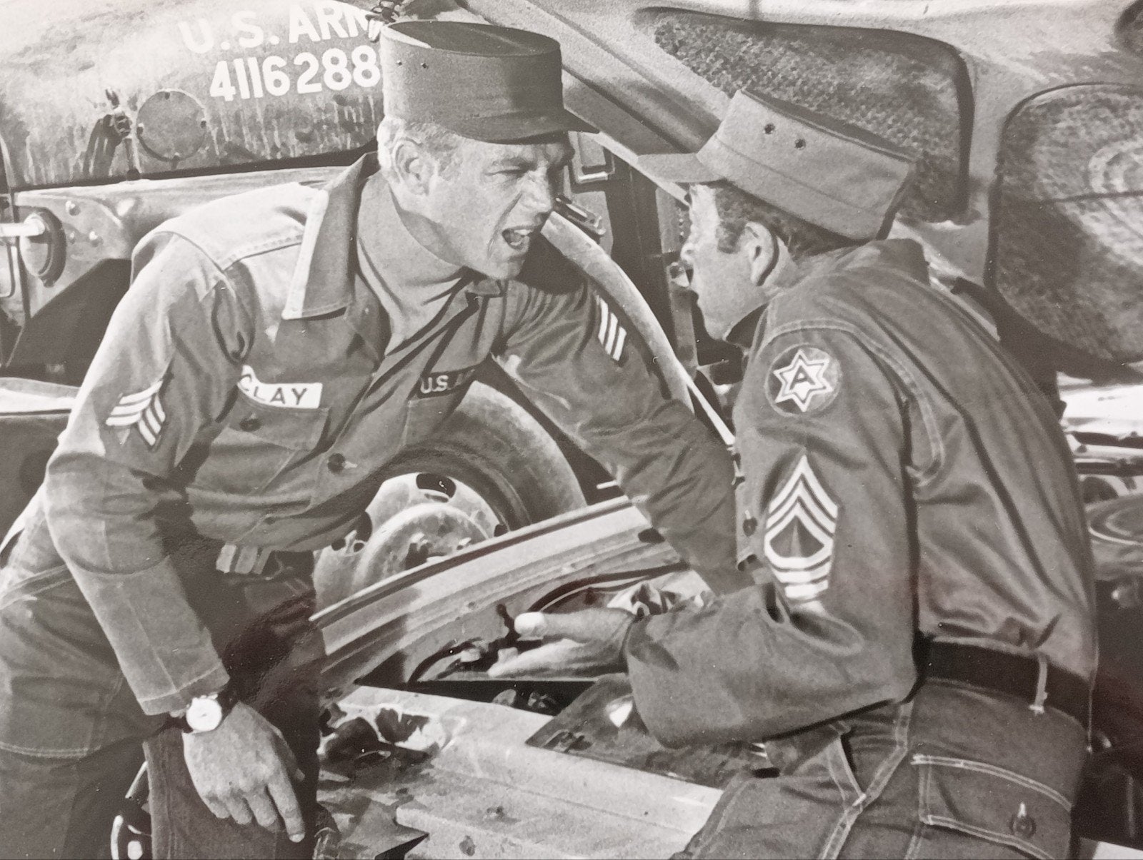 Originele foto 'Soldier in the Rain' met Steve McQueen, 1960 tot 1980, Gebruikt, Foto, Ophalen of Verzenden