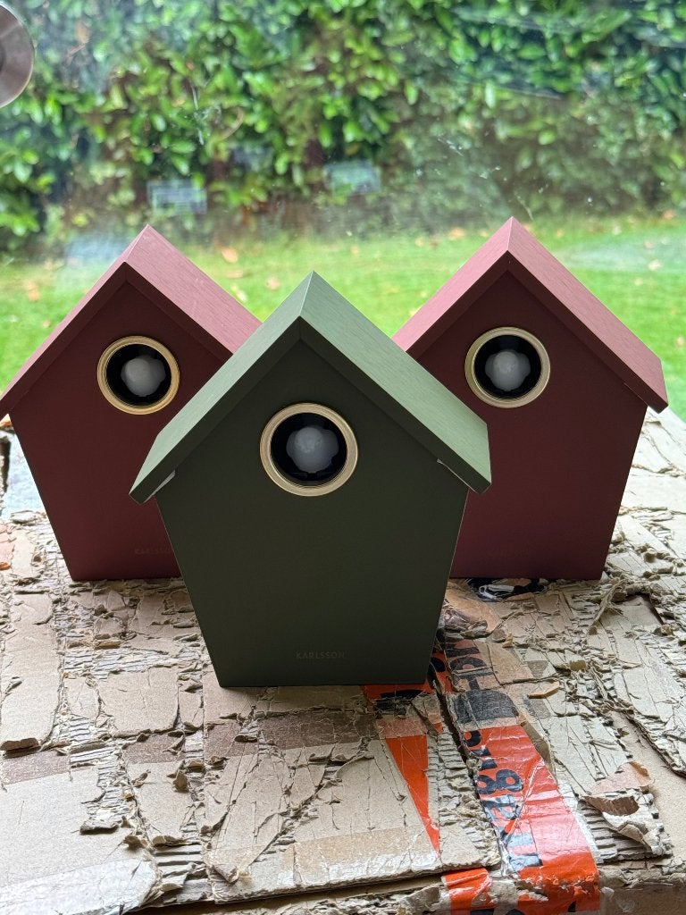Karlsson - Wekker Riqueza Cuckoo LED - 6,8x13x15,3 cm., Huis en Inrichting, Nieuw, Ophalen of Verzenden, Digitaal, Karlsson