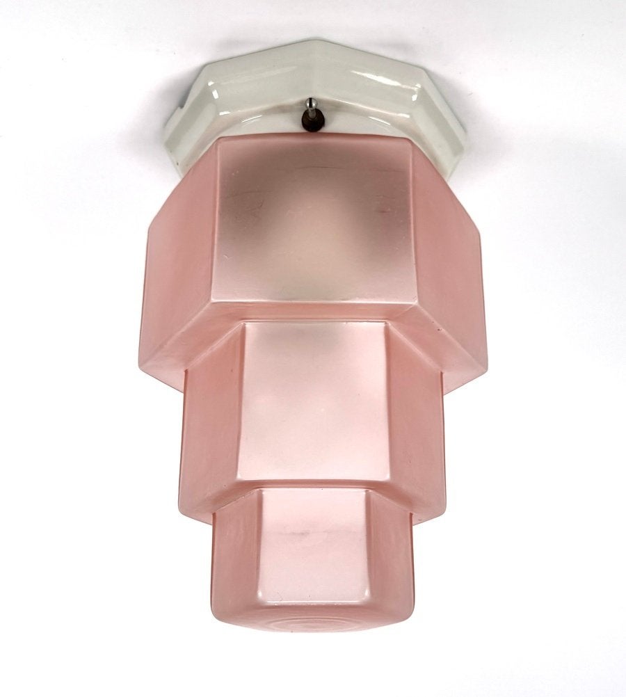 328. Art Deco plafondlamp, circa 1930, Ophalen