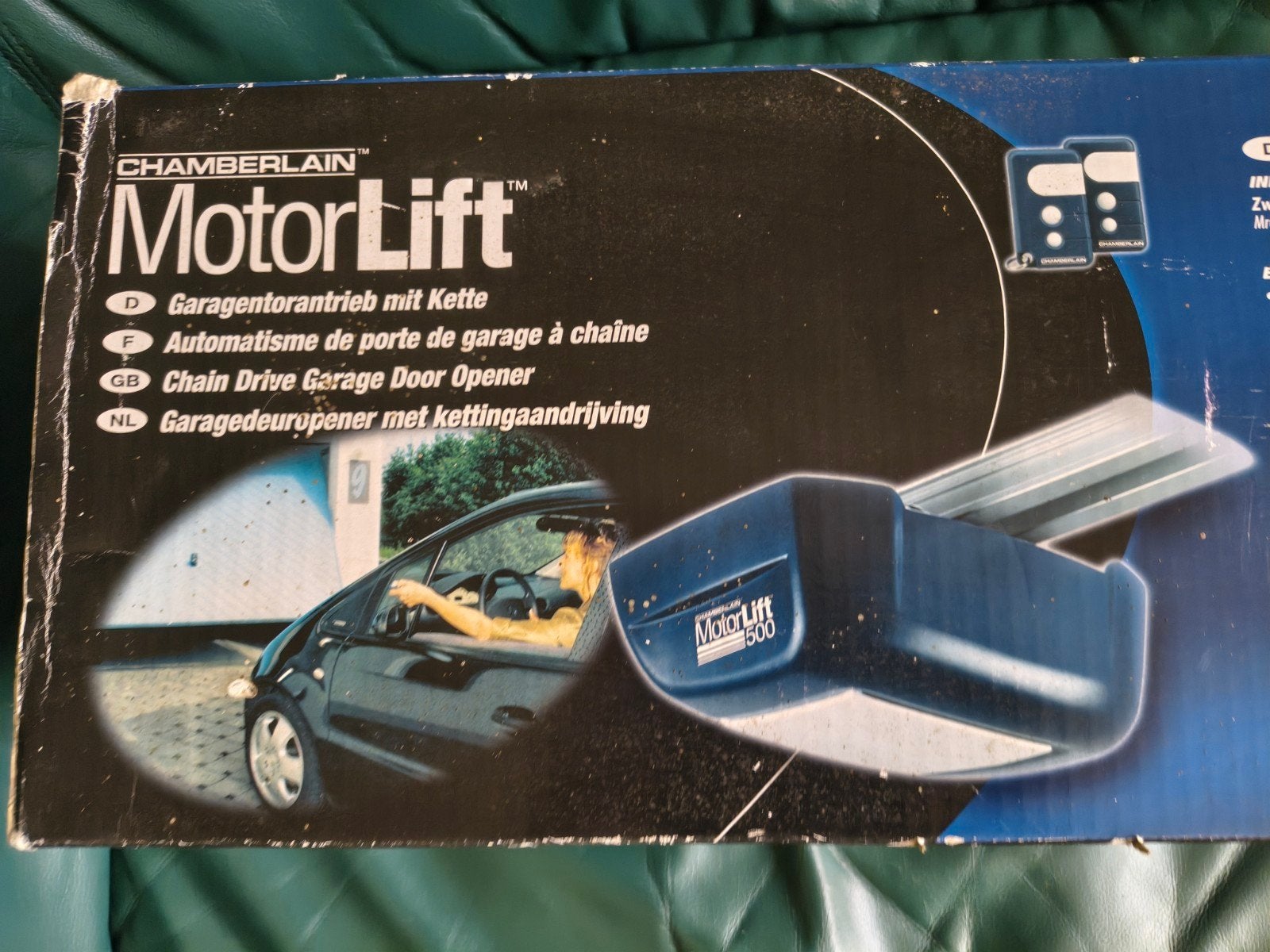 Chamberlain motorlift ML500 garage deur opener., Ophalen, Metaal, 120 cm of meer, 215 cm of meer