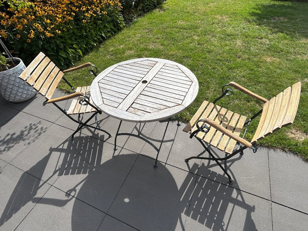 Bistroset, Overige materialen, Gebruikt, Tuinset, Ophalen