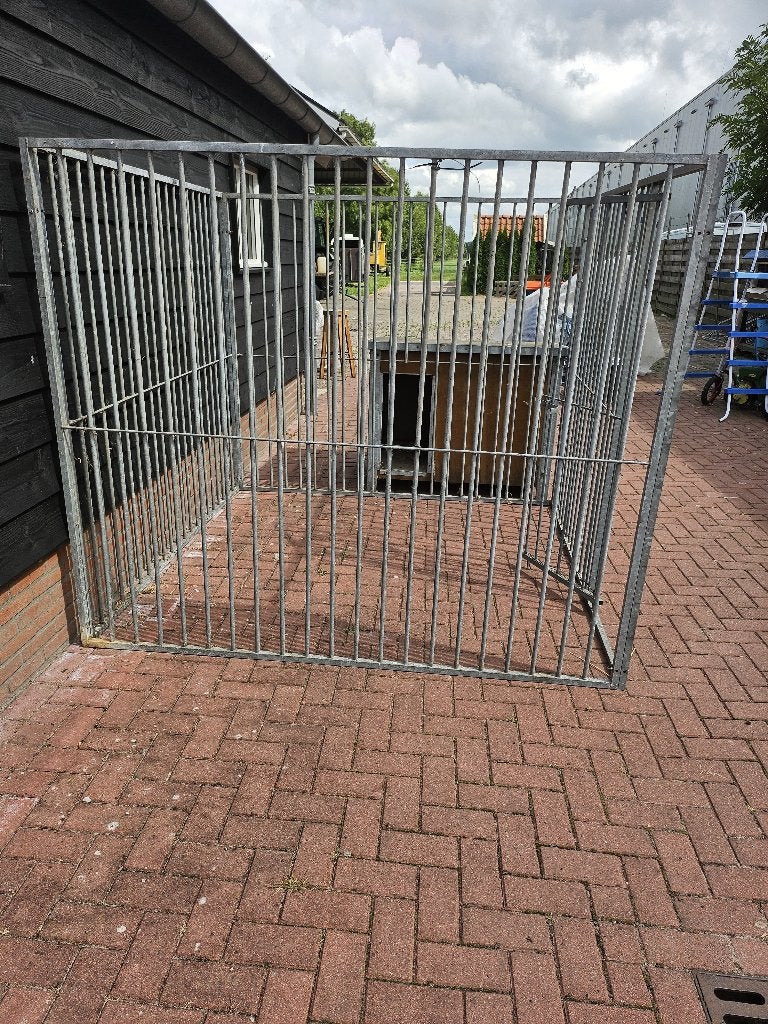 hondenkennel met nachthok, Ophalen, Hondenkennel, 100 cm of meer, 110 cm of meer