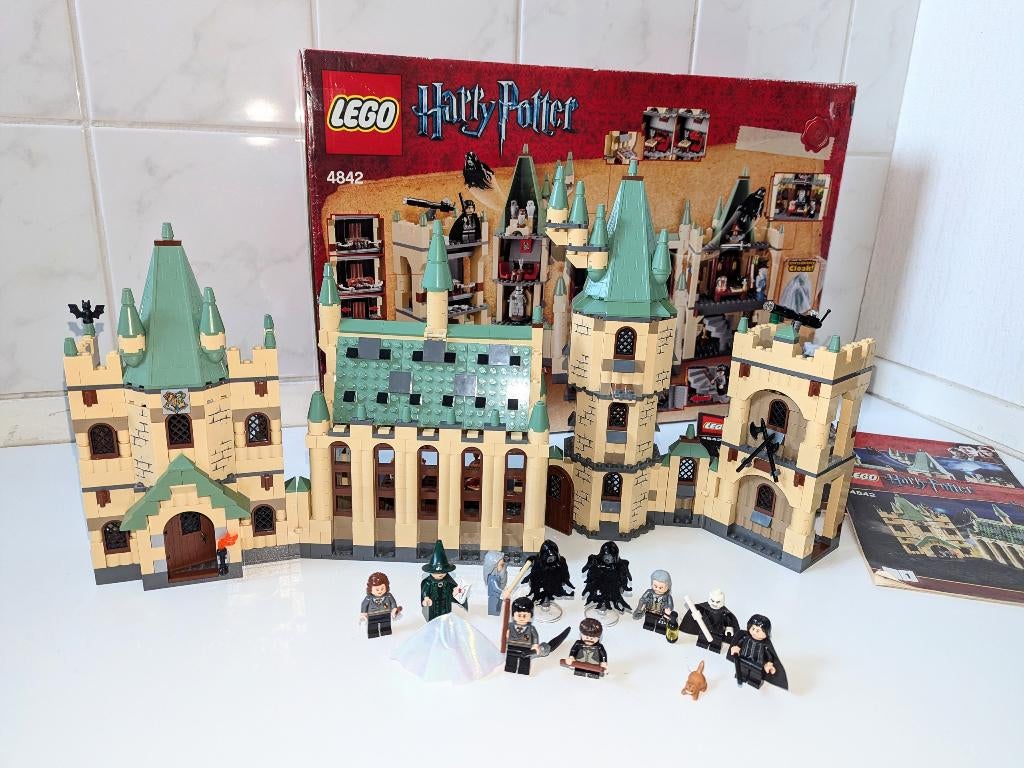 Lego 4842 Harry Potter Zweinstein compleet., Gebruikt, Lego, Harry Potter, Ophalen of Verzenden