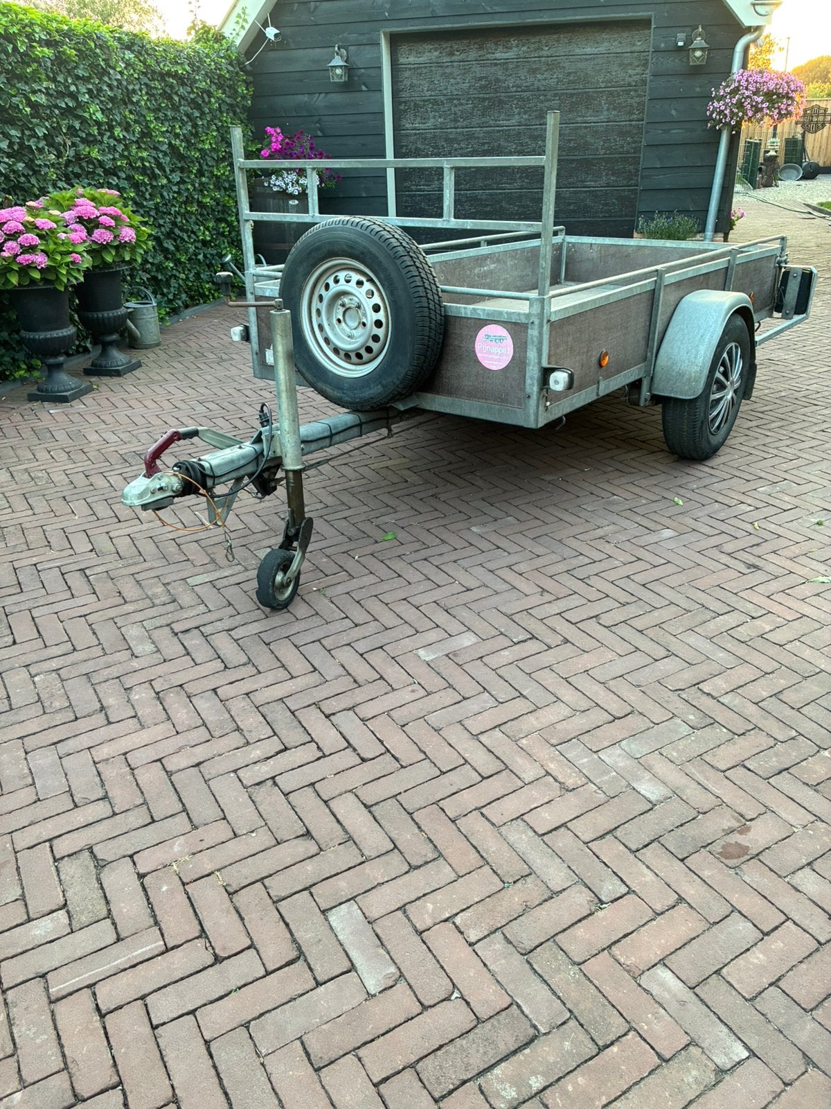 Pijnappel aanhangwagen, Auto diversen, Aanhangers en Bagagewagens, Ophalen, Gebruikt