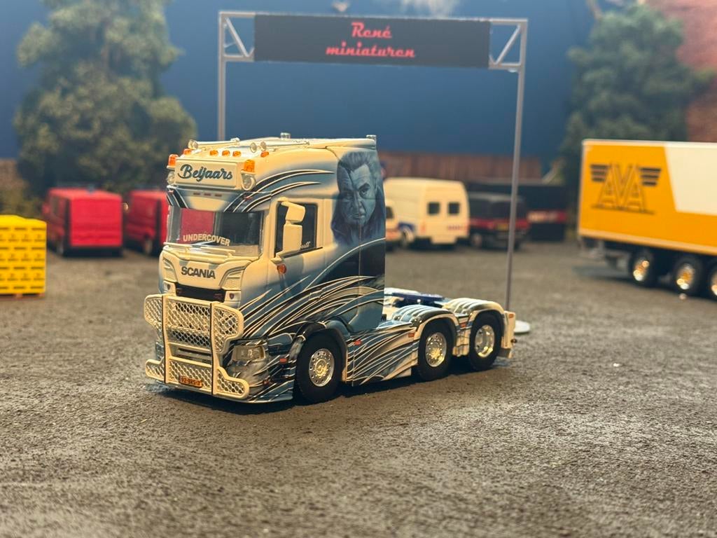 Wsi beljaars scania, Hobby en Vrije tijd, Modelauto's | 1:50, Wsi, Wsi, Ophalen of Verzenden, Zo goed als nieuw