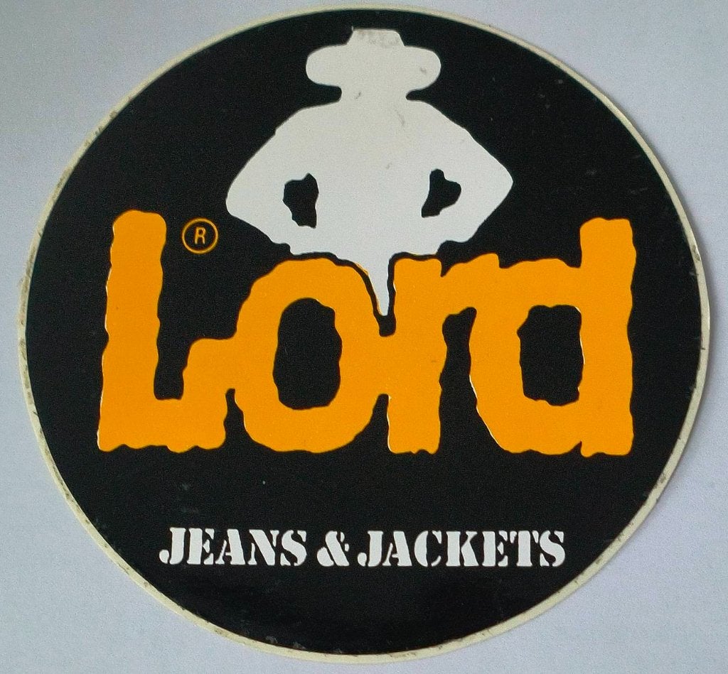 Sticker Lord jeans & Jackets.(oranje), Ophalen of Verzenden, Zo goed als nieuw, Merk
