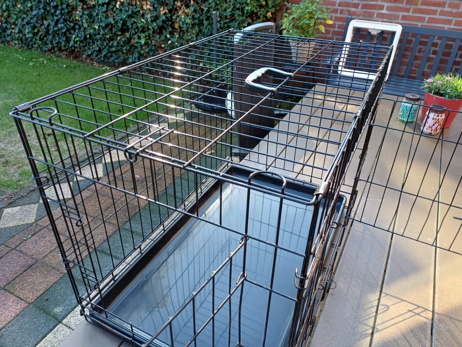 honden bench, Dieren en Toebehoren, Ophalen, Gebruikt, 75 tot 110 cm, Minder dan 65 cm