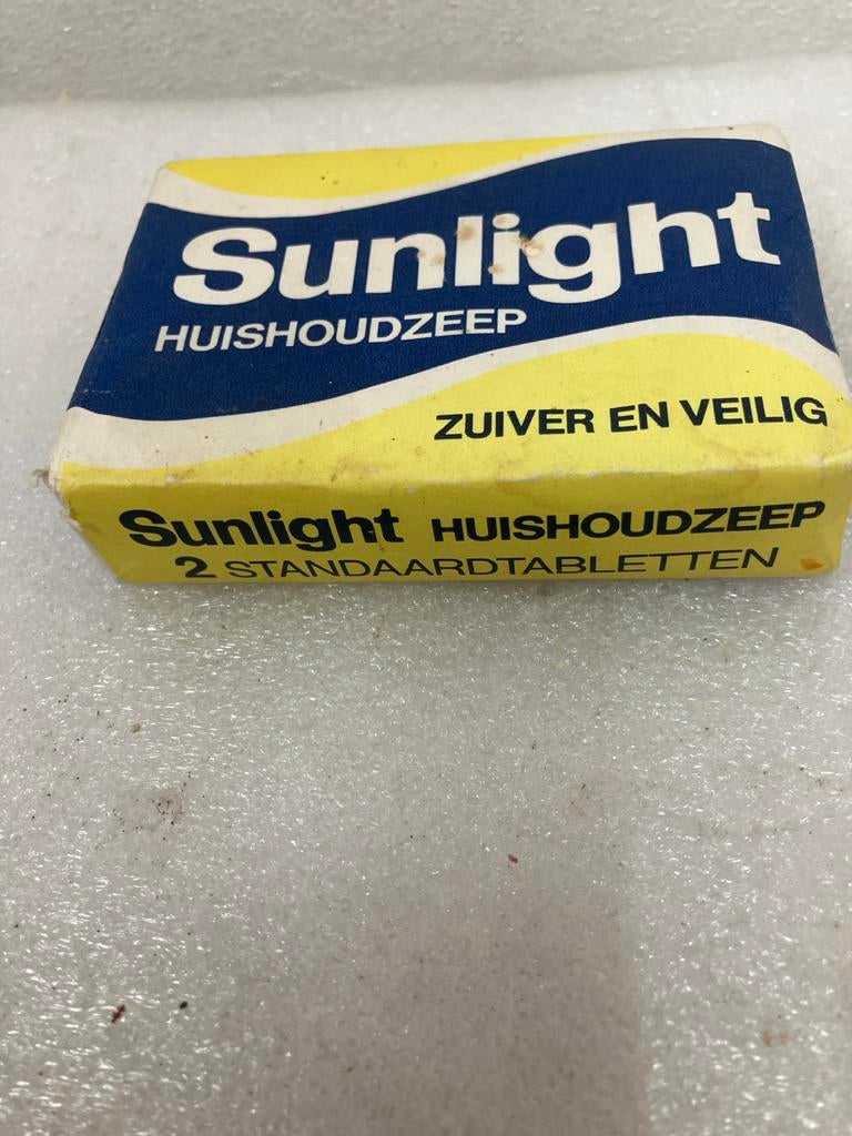 Vintage Sunlight Huishoudzeep - 2 Standaardtabletten, Ophalen of Verzenden, Schoonmaakmiddel