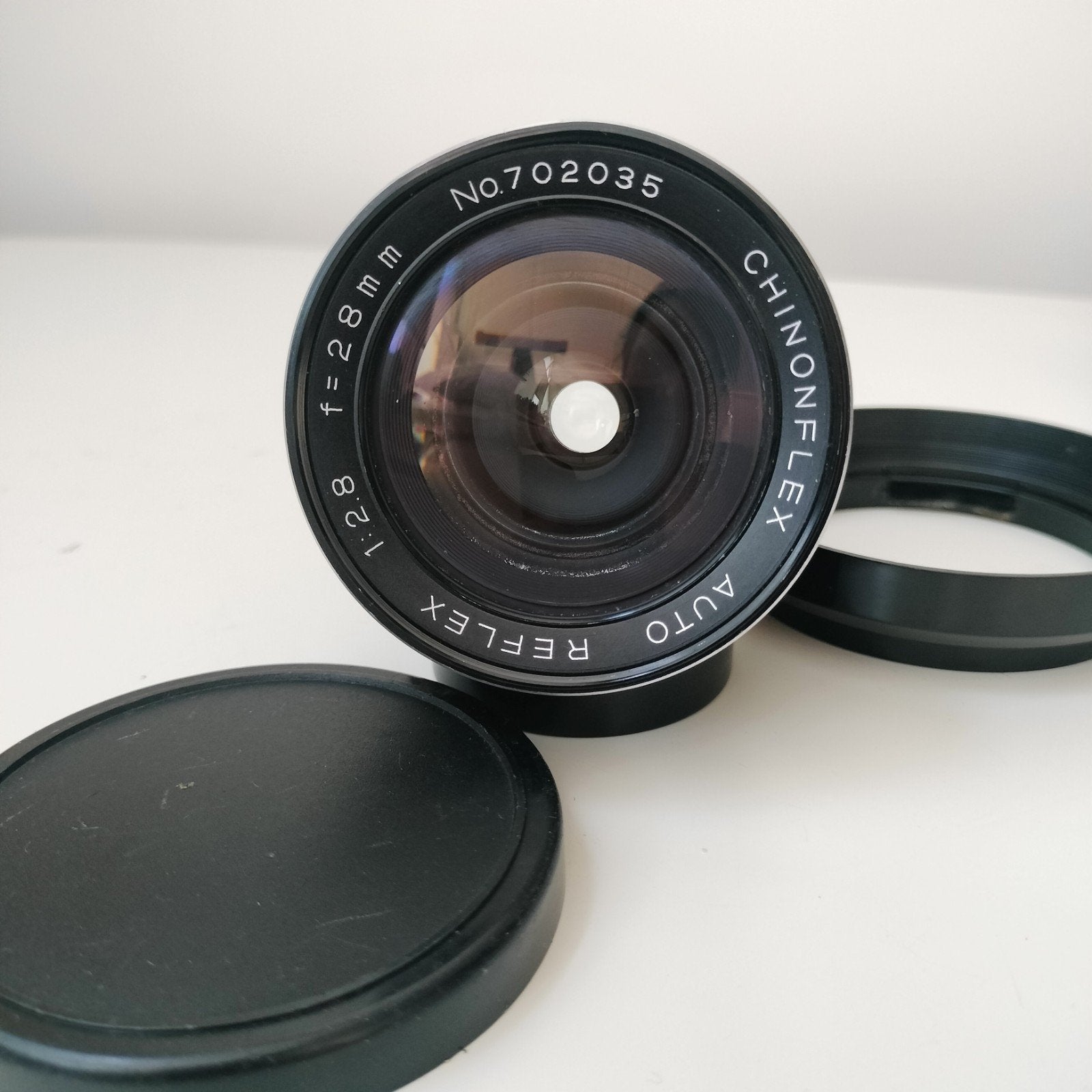 Chinonflex M42 28mm 2.8 Auto Reflex, Ophalen of Verzenden, Zo goed als nieuw, M42, Groothoeklens