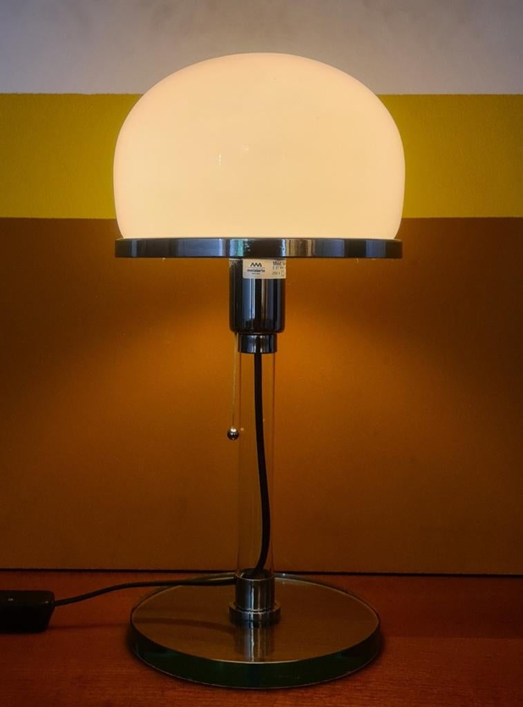 Vintage, design tafellamp Metalarte, Valentino, Bauhaus, Ophalen, Zo goed als nieuw, Metalarte, Bauhaus