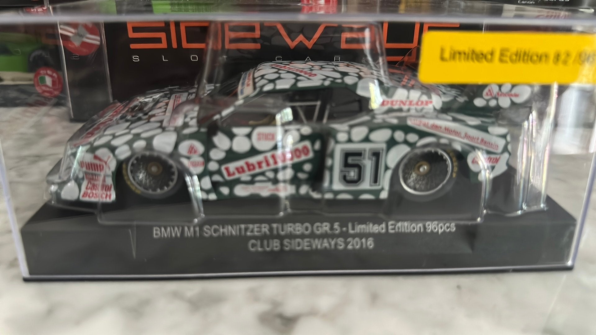Racer sideways limited edition bmw m1, Ophalen of Verzenden, Nieuw, Elektrisch, Overige merken