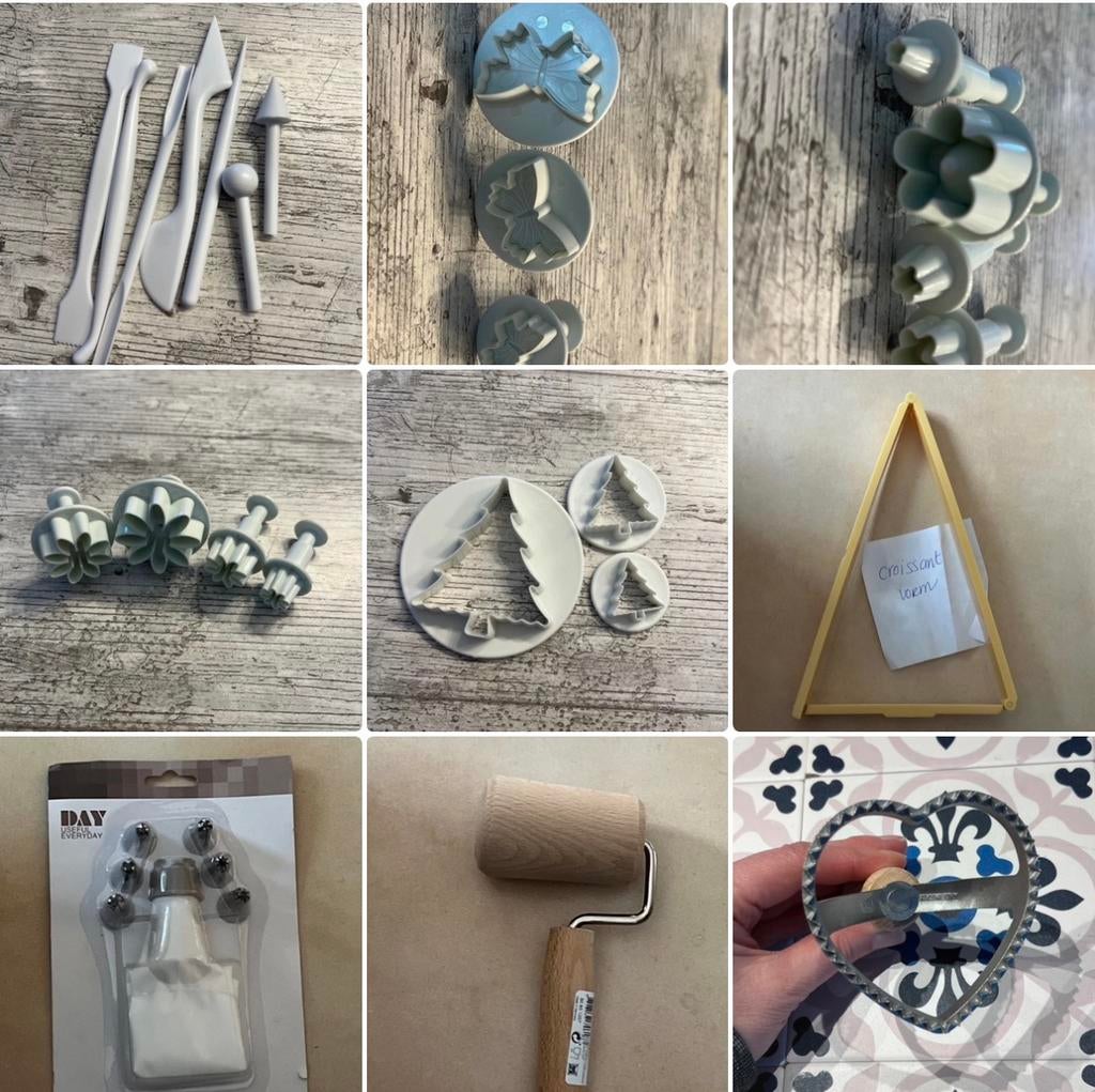 Partij bak spullen, Hobby en Vrije tijd, Taarten en Cupcakes maken, Ophalen of Verzenden, Zo goed als nieuw, Taarten of Cupcakes
