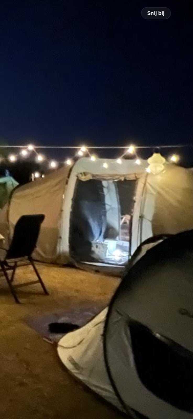 Ruime 6 persoons tent, Caravans en Kamperen, Tenten, Ophalen of Verzenden, Gebruikt, Tot en met 5
