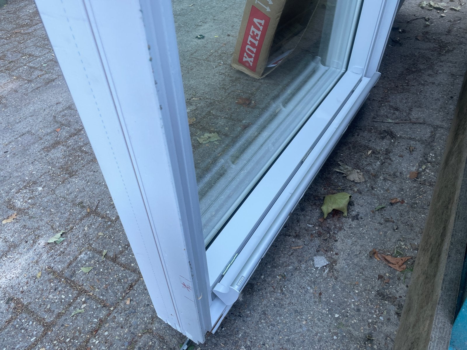 GGL SK06 Velux dakraam wit afgelakt 114x118 cm, Ophalen, 80 tot 120 cm, 80 tot 120 cm, Zo goed als nieuw