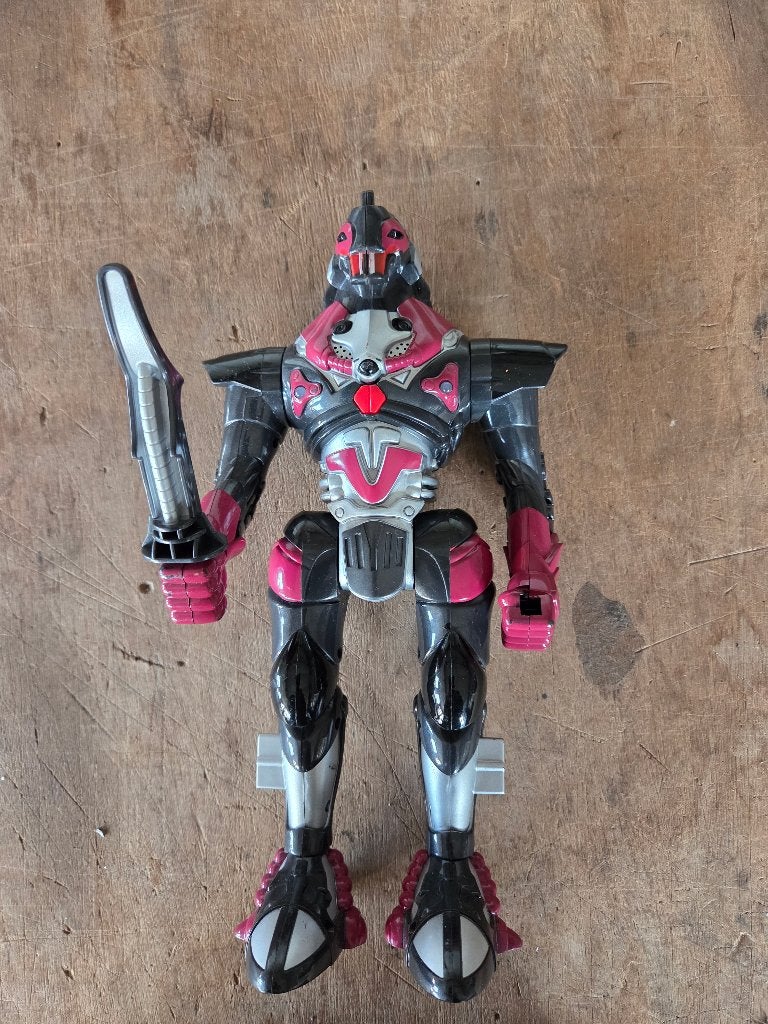 robot, met geluid, beweging en licht. 30Cm. Met 2 wapens., Kinderen en Baby's, Speelgoed | Actiefiguren, Ophalen of Verzenden