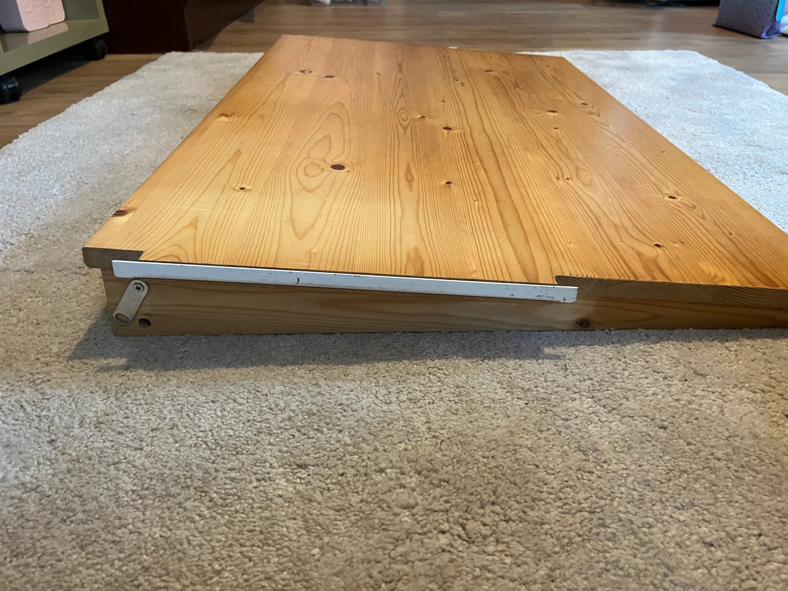 Lundia bureaublad 100x60, Ophalen, Gebruikt, Hout, 100 cm