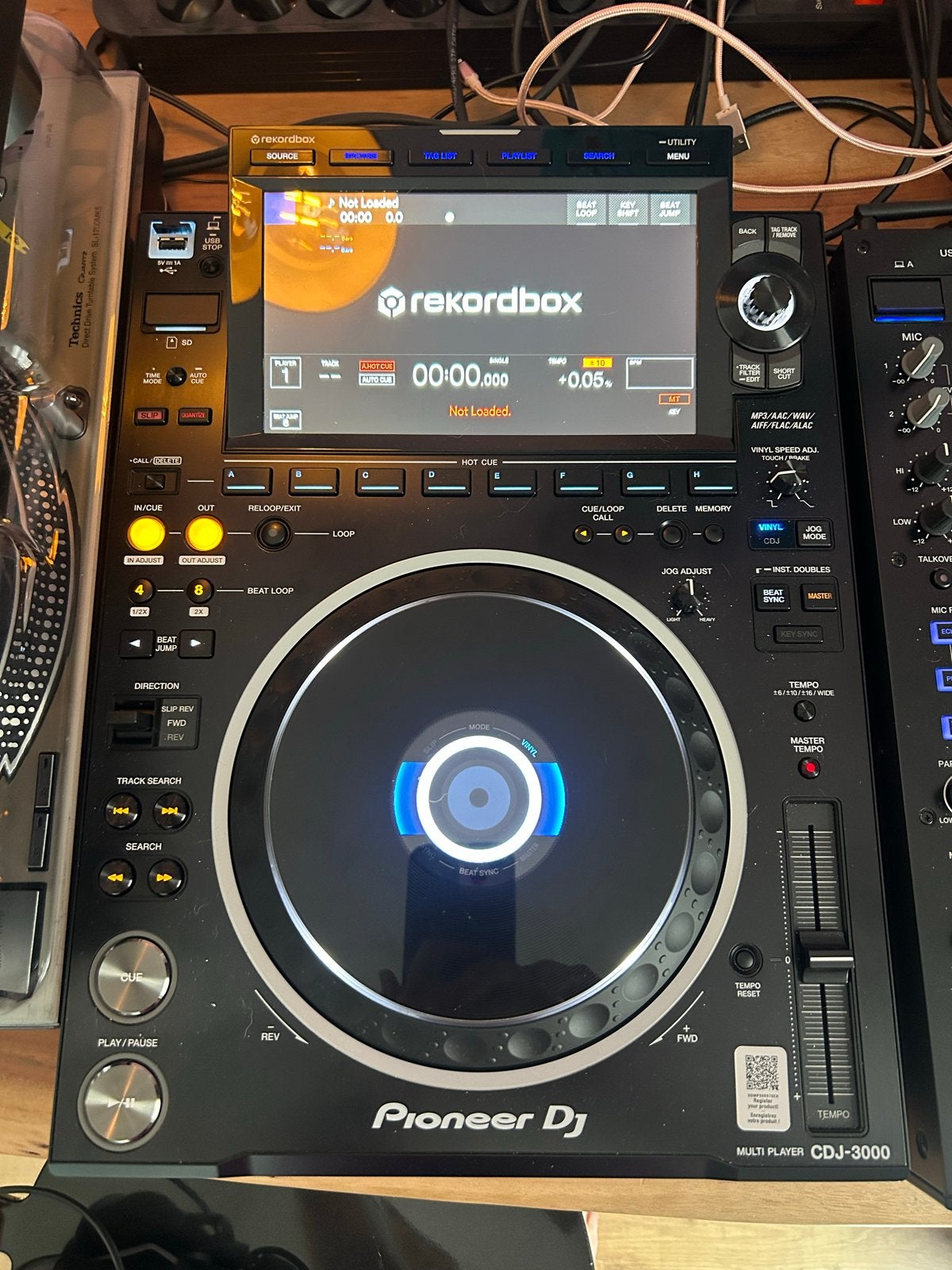 Pioneer CDJ-3000 DJ-set met DJM A9 inclusief stofkappen, Ophalen, Zo goed als nieuw, Dj-set, Pioneer