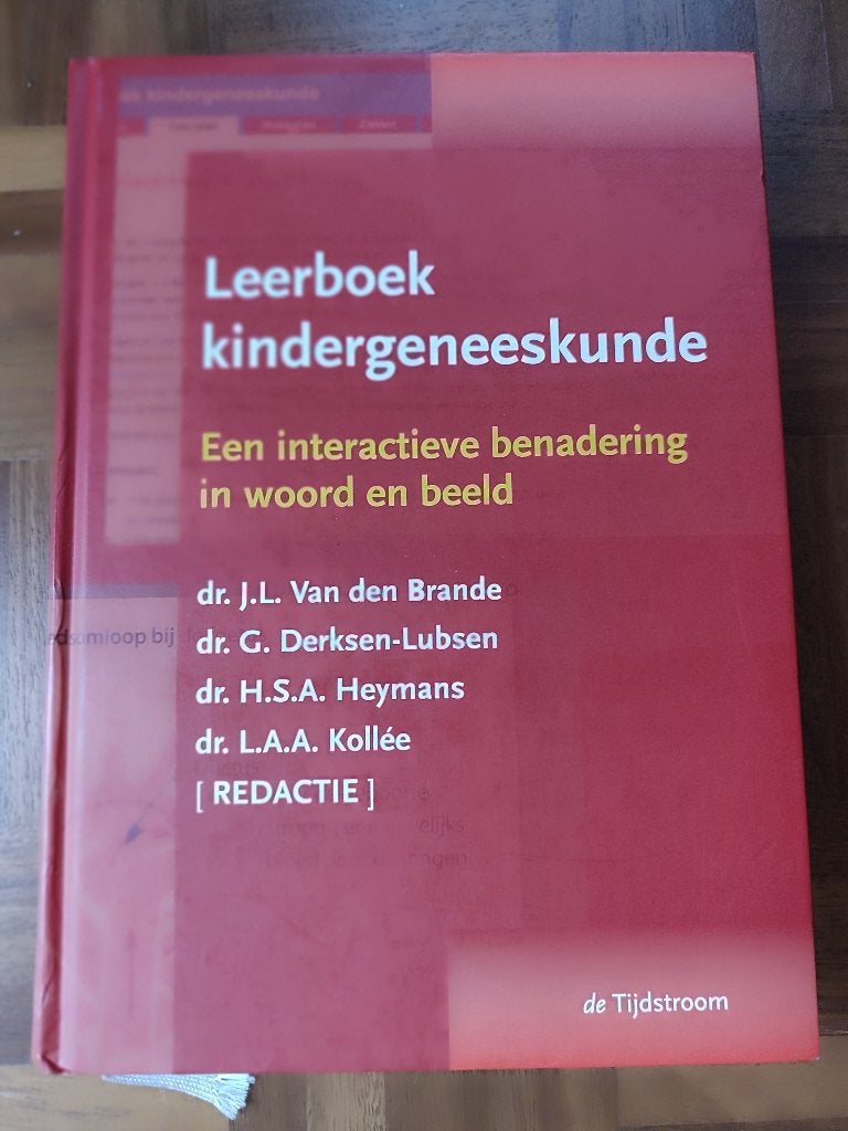 Studieboek Geneeskunde Bachelor; Leerboek Kindergeneeskunde, Verzenden, Beta, Zo goed als nieuw, WO