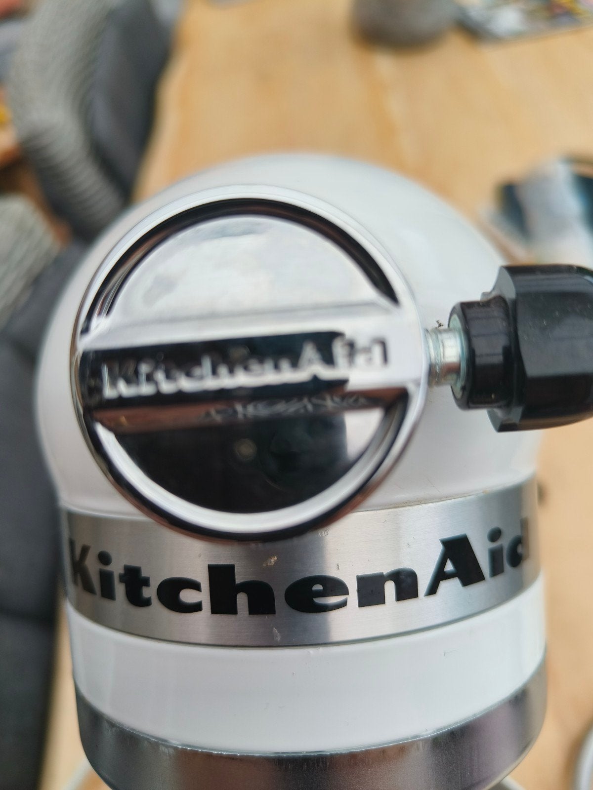 KitchenAid Classic Keukenmixer - Wit, 4 liter of meer, Gebruikt, 3 snelheden of meer, Ophalen of Verzenden