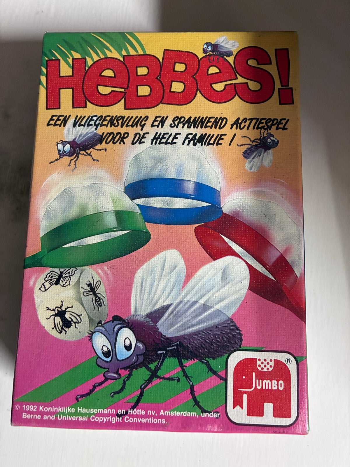 Hebbes! Vliegensvlug en spannend actiespel van Jumbo, Hobby en Vrije tijd, Gezelschapsspellen | Bordspellen, Drie of vier spelers