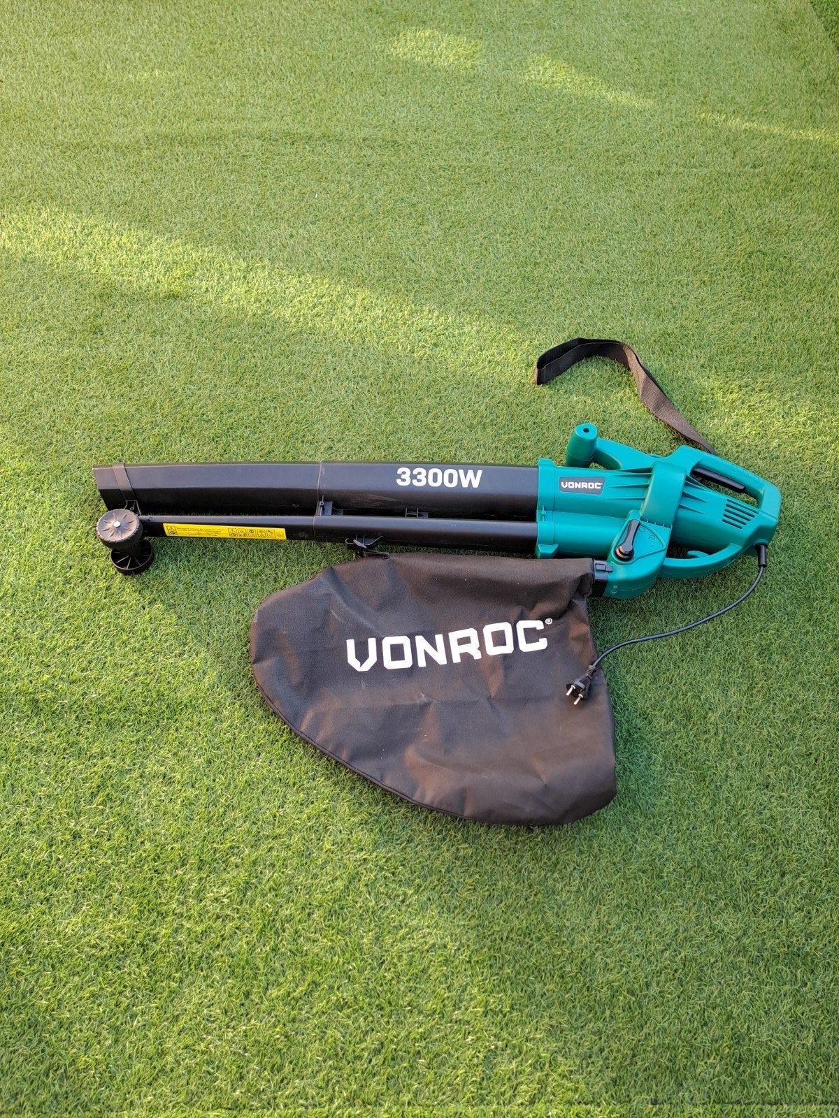 VONROC LB501AC Bladblazer & Bladzuiger 3300W, Ophalen, Zo goed als nieuw, Elektrisch