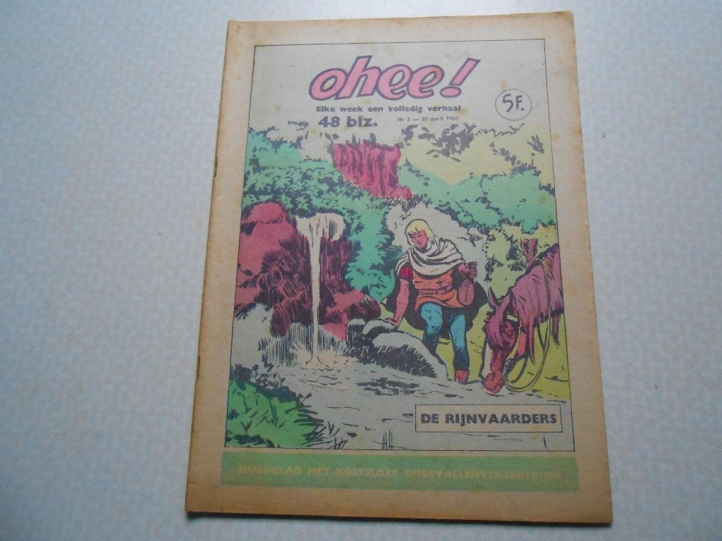 Ohee 2 De rijnvaarders 1963., Eén stripboek, Ophalen of Verzenden, Zo goed als nieuw
