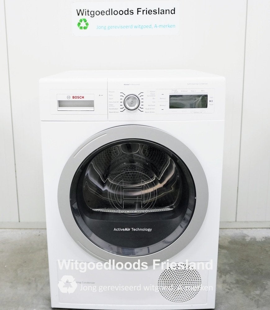 Bosch Home Professional Warmtepompdroger A++ 1JaarGarantie, Bosch, 8 tot 10 kg, Ophalen of Verzenden, Zo goed als nieuw