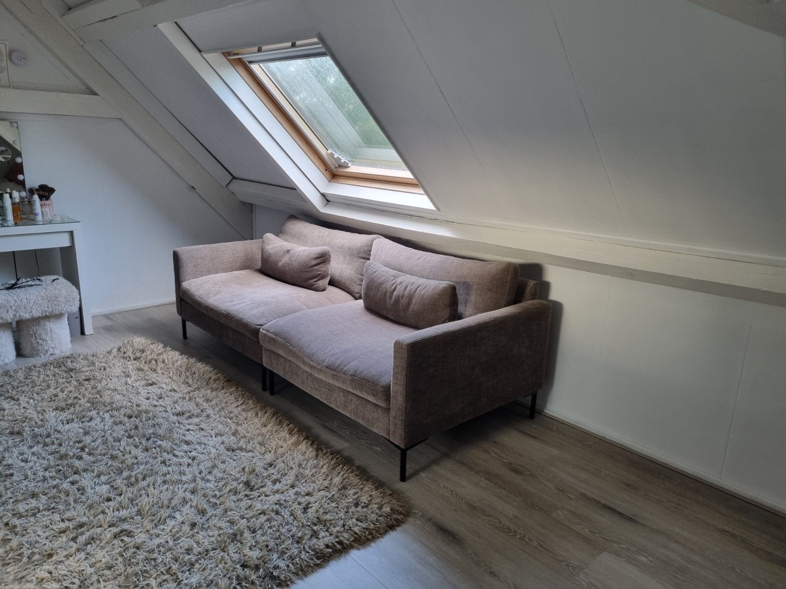 Zuiver Summer bank 3-zits Coffee, Ophalen, Driepersoons, 75 tot 100 cm, Zo goed als nieuw