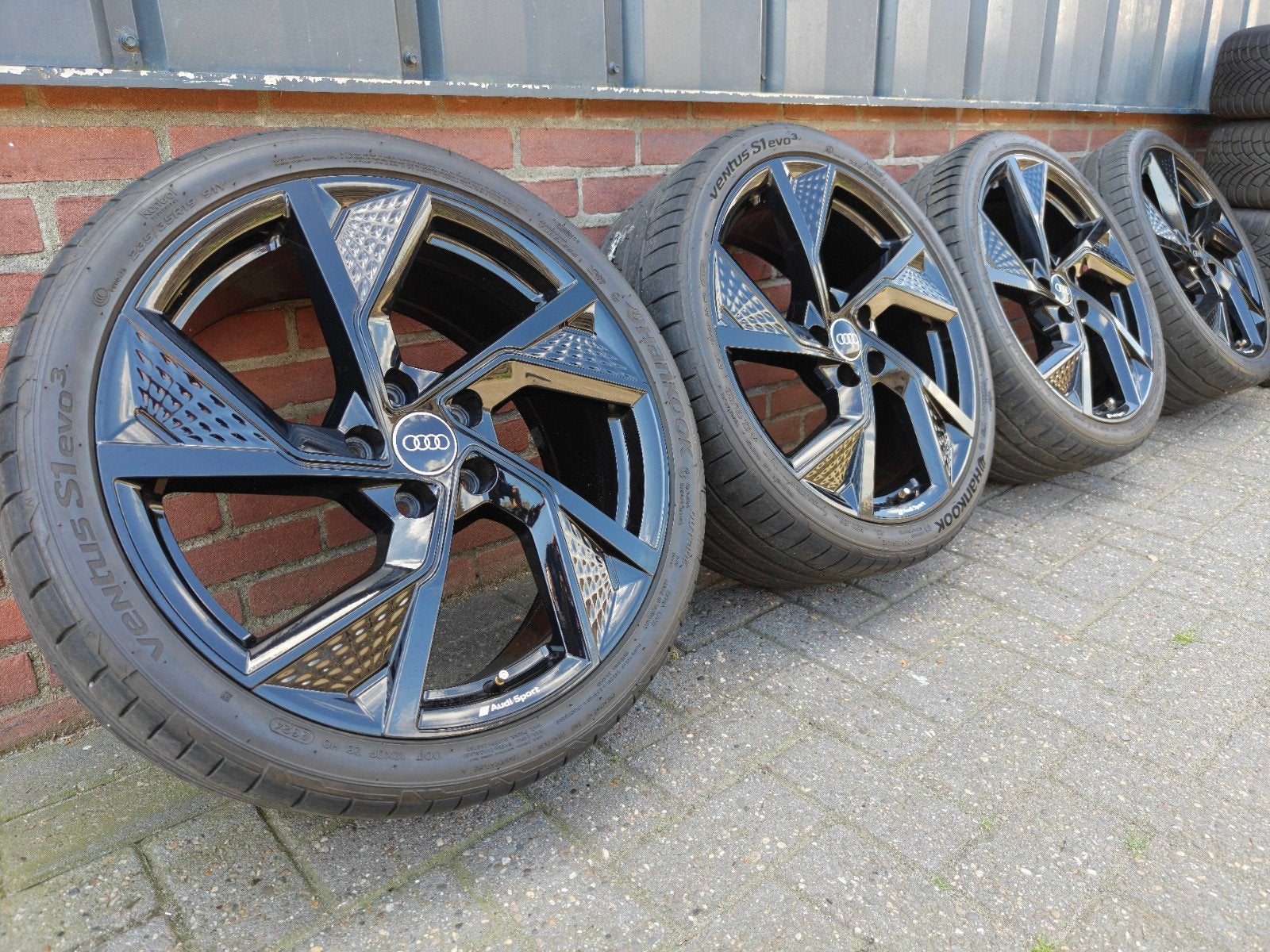 19 inch Originele Audi A3 S3 Zomerset Hankook Audi Sport, Auto-onderdelen, Banden en Velgen, Audi, Gebruikt, Banden en Velgen