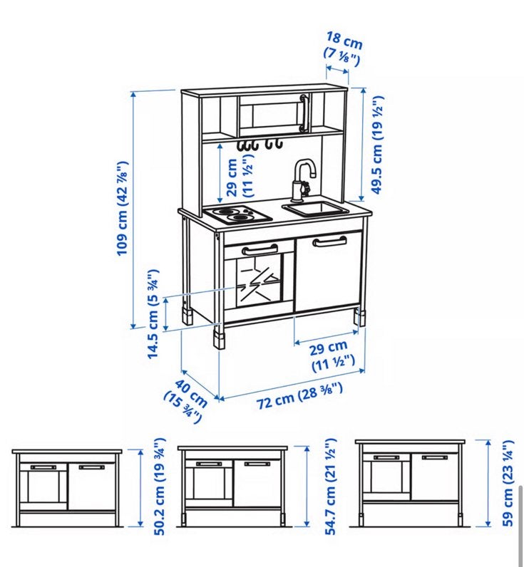 Zeer nette ikea Duktig speelkeuken +, Ophalen, Zo goed als nieuw