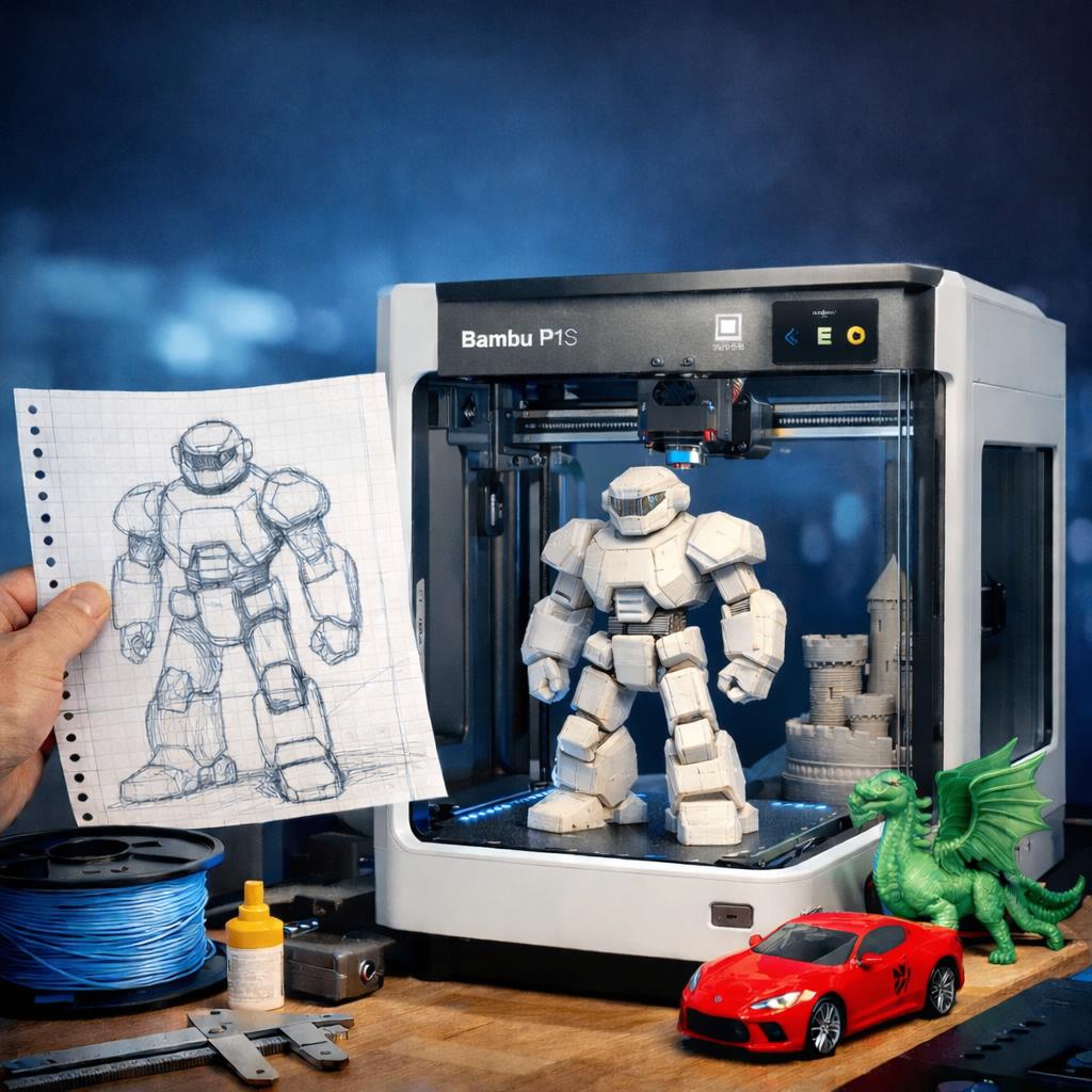 3D printservice particulier / hobby / demo, Computers en Software, 3D Printers, Ingebouwde Wi-Fi, Nieuw, Ophalen of Verzenden