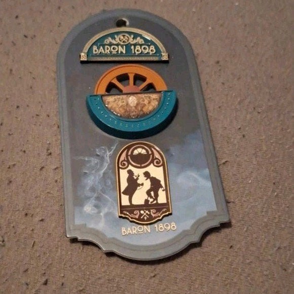 Efteling Baron 1898 Pin set, Ophalen, Nieuw, Button of Speldje