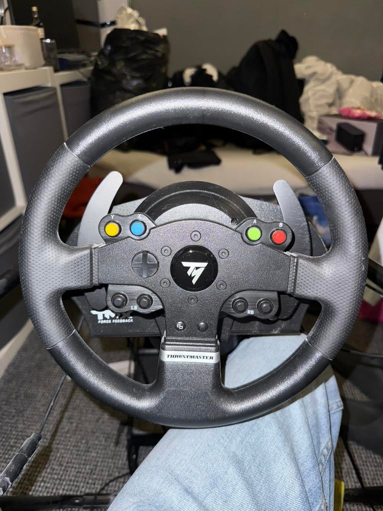 Thrustmaster TMX met pedalen en stoel, Spelcomputers en Games, Spelcomputers | Overige Accessoires, Ophalen, Racestoel, Xbox, Zo goed als nieuw
