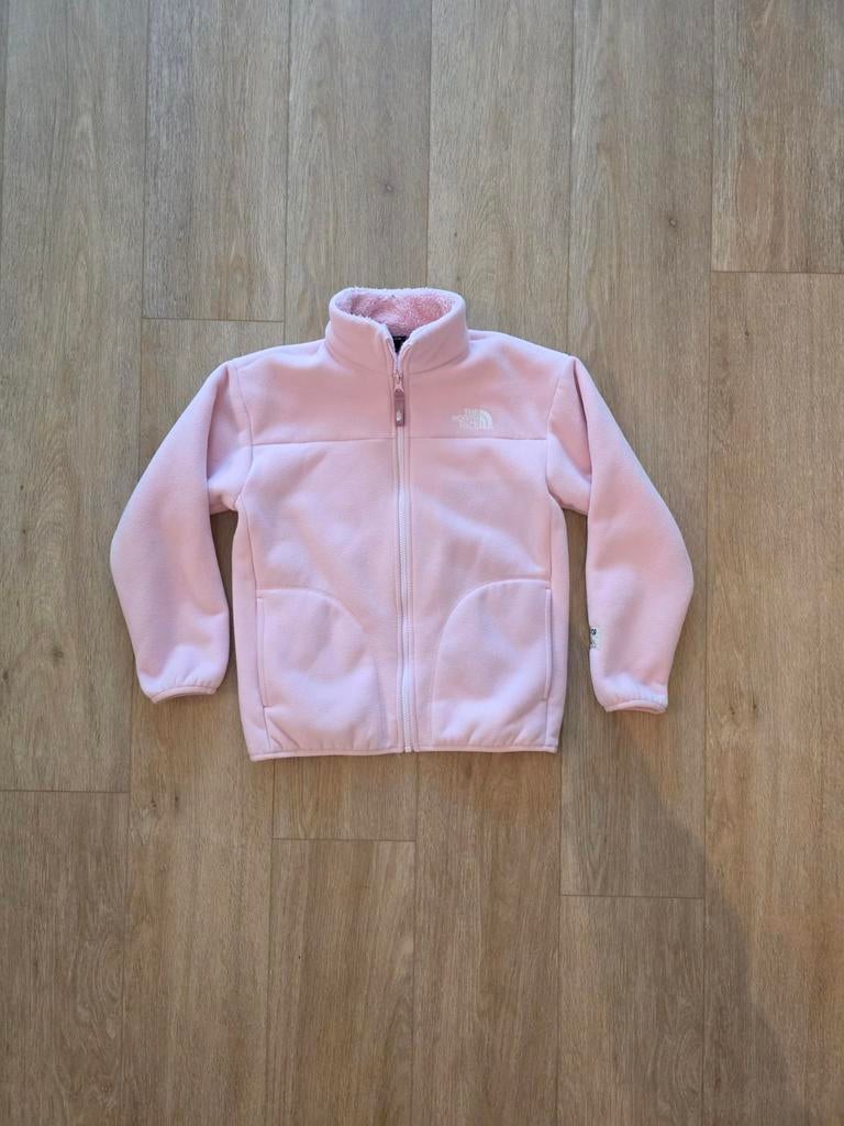 Roze The North Face fleecevest voor meisjes, Ophalen of Verzenden, Zo goed als nieuw, Meisje, Trui of Vest