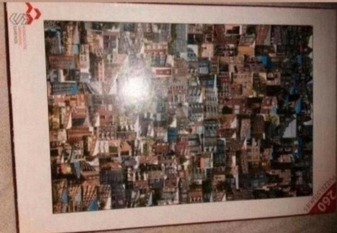 Woningstichting Samenwerking Vlaardingen Puzzel, Ophalen of Verzenden, Minder dan 500 stukjes, Gebruikt, Legpuzzel