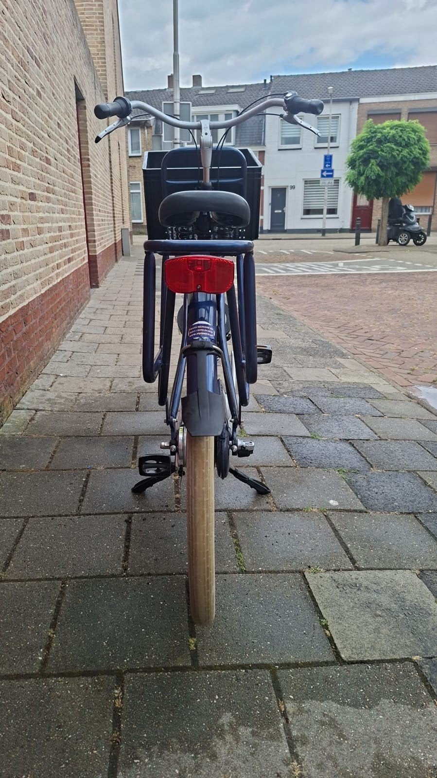 Gazelle stadsfiets met krat - H54, Fietsen en Brommers, Fietsen | Dames | Damesfietsen, Ophalen, 53 tot 56 cm, Versnellingen, Zo goed als nieuw