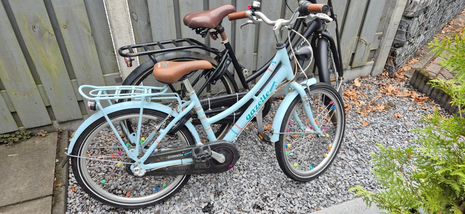 Gazelle kinderfiets - Lichtblauw - 20 inch, Ophalen, Terugtraprem, Gebruikt, Versnellingen