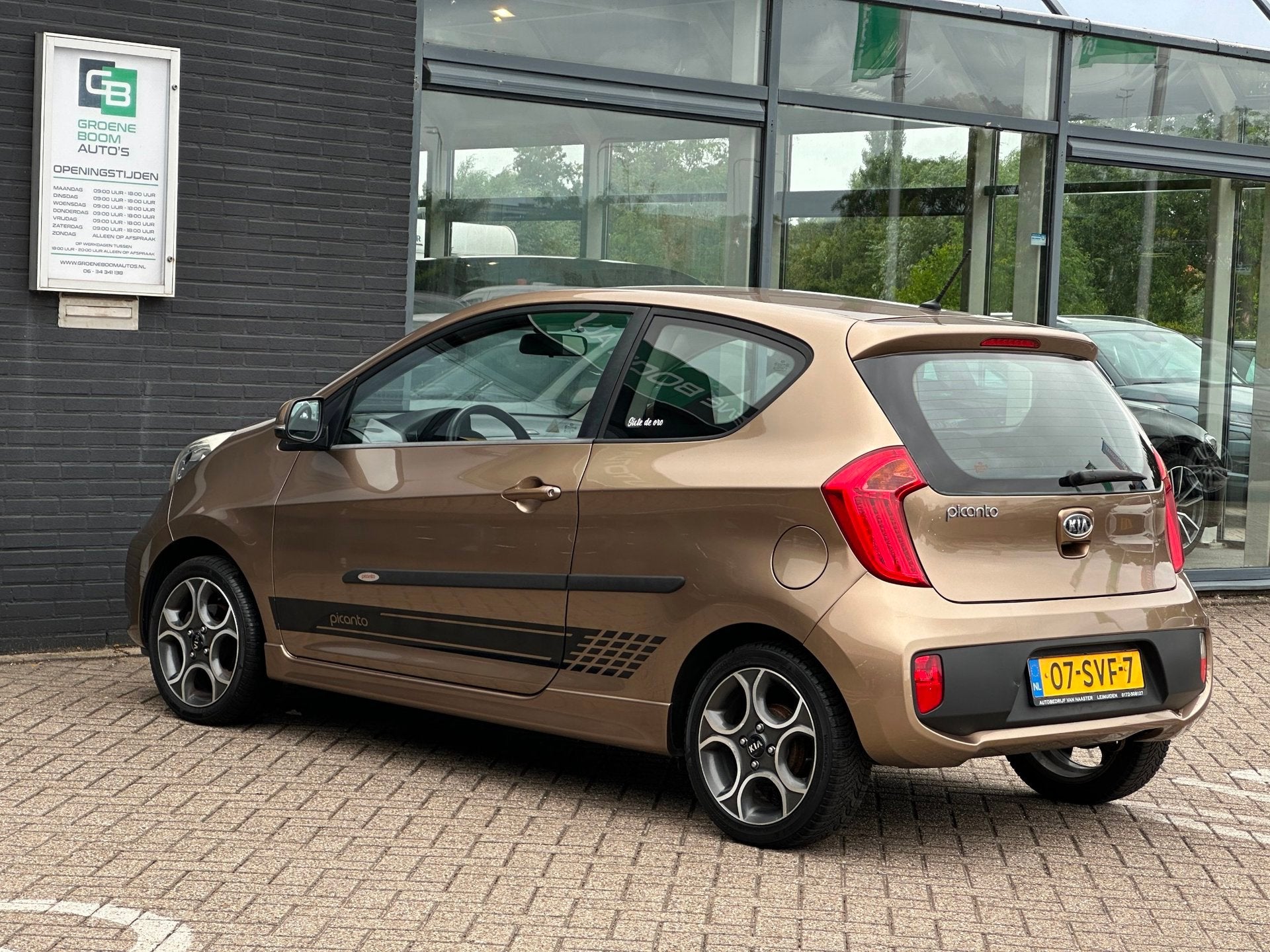 Kia Picanto 1.2 CVVT Comfort Pack/5-PERSON/AIRCO/NAVI/NETTE, Auto's, Euro 5, Gebruikt, 4 cilinders, Bruin