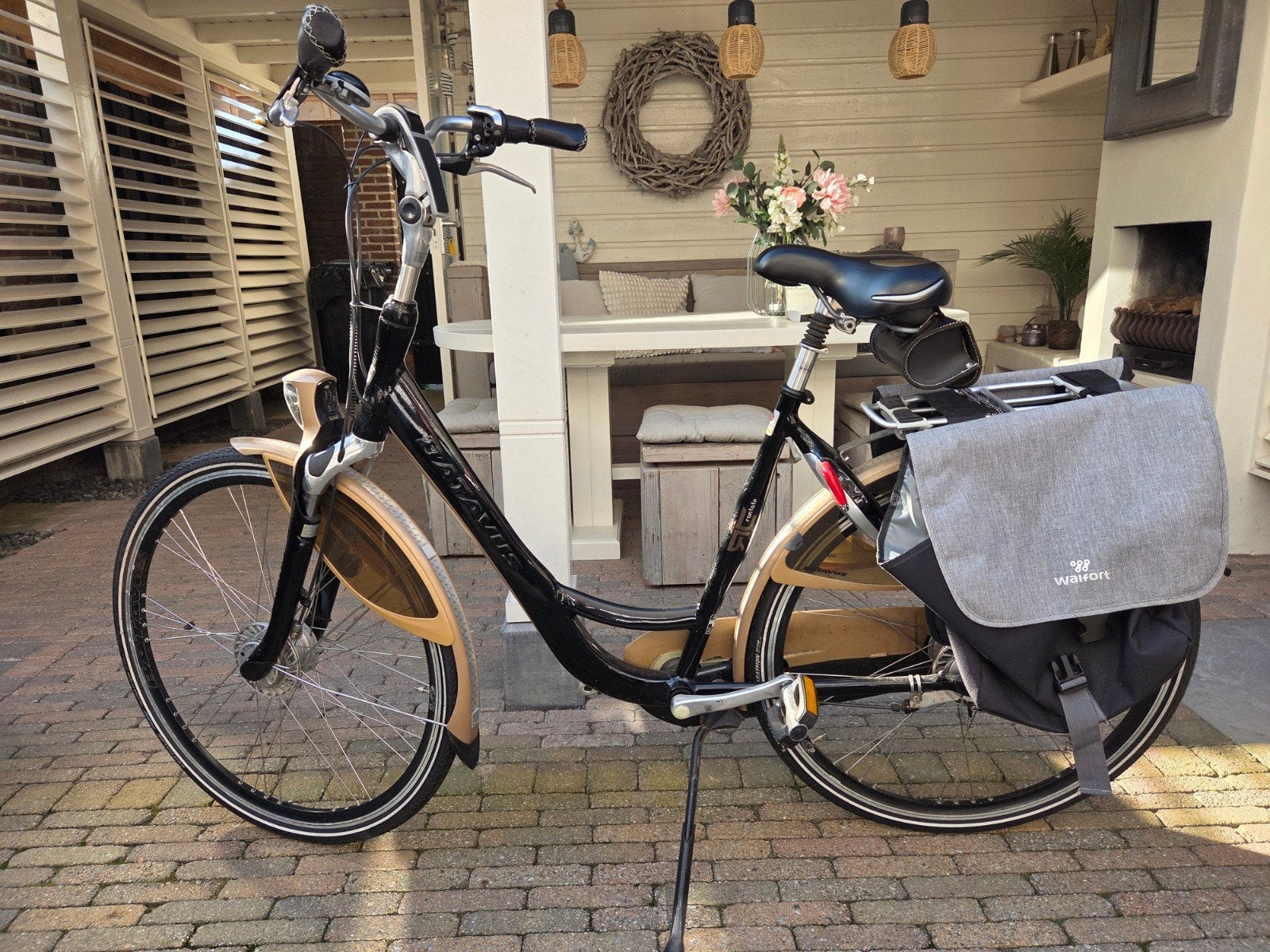 Batavus damesfiets (frame 53cm) met lage instap en 8 versn, Ophalen, (Extra) lage instap, Batavus, Trommelrem