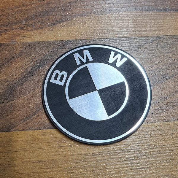 2x BMW Motor Tank Embleem 70mm Zwart GS R K Nieuw emblemen, Ophalen of Verzenden, P, P, P