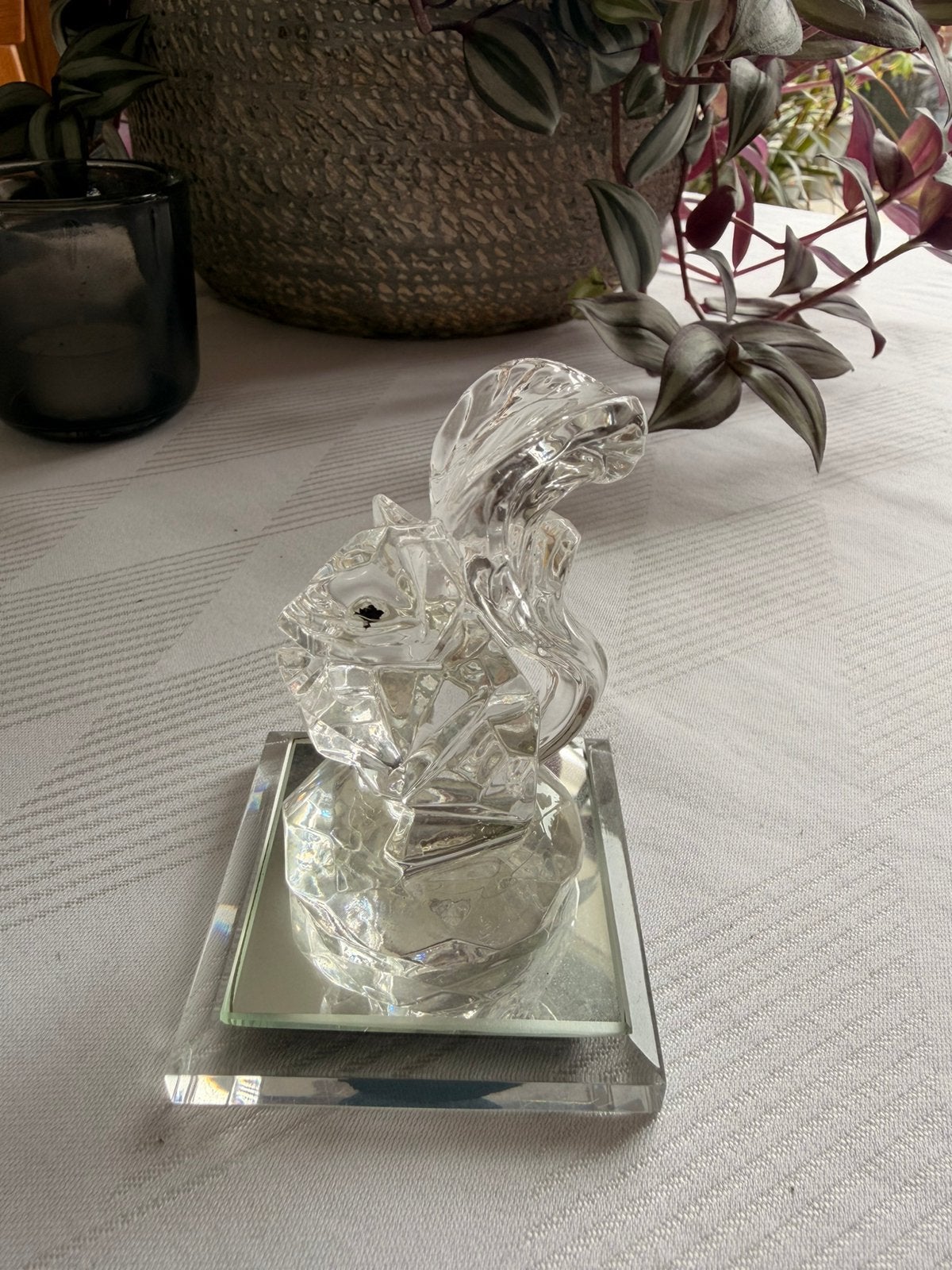 Kristal - eekhoorn, Antiek en Kunst, Antiek | Glas en Kristal, Ophalen of Verzenden