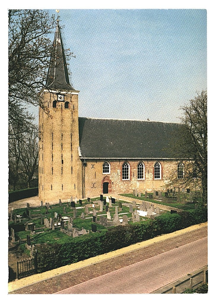 38453	Marssum	Fr Ned Herv kerk	Nette kaart Onbeschreven, Ophalen of Verzenden, 1960 tot 1980, Ongelopen, Friesland