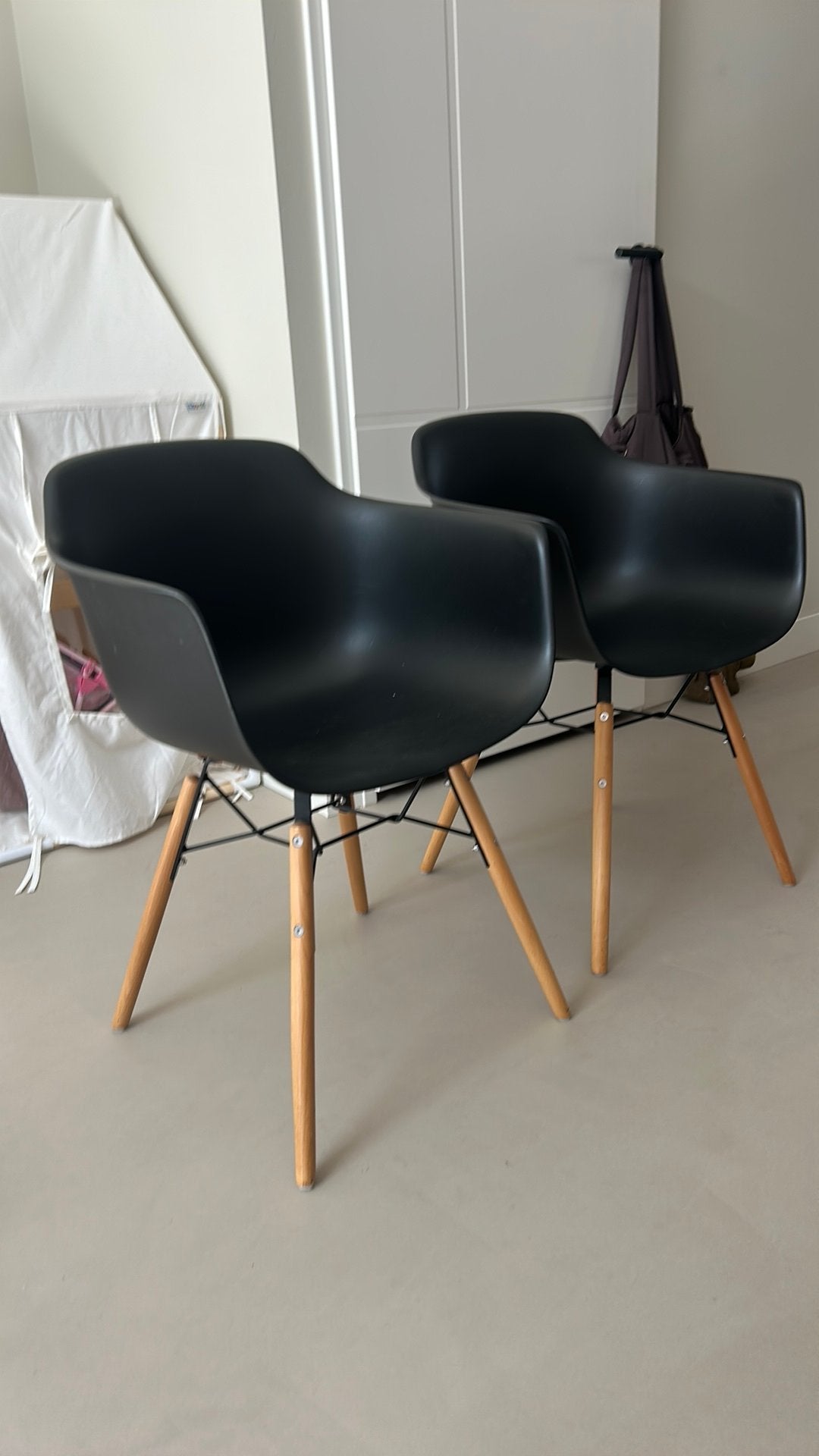 Kuipstoeltjes van het merk Kick, Huis en Inrichting, Stoelen, Ophalen, Gebruikt, Zwart, Eén