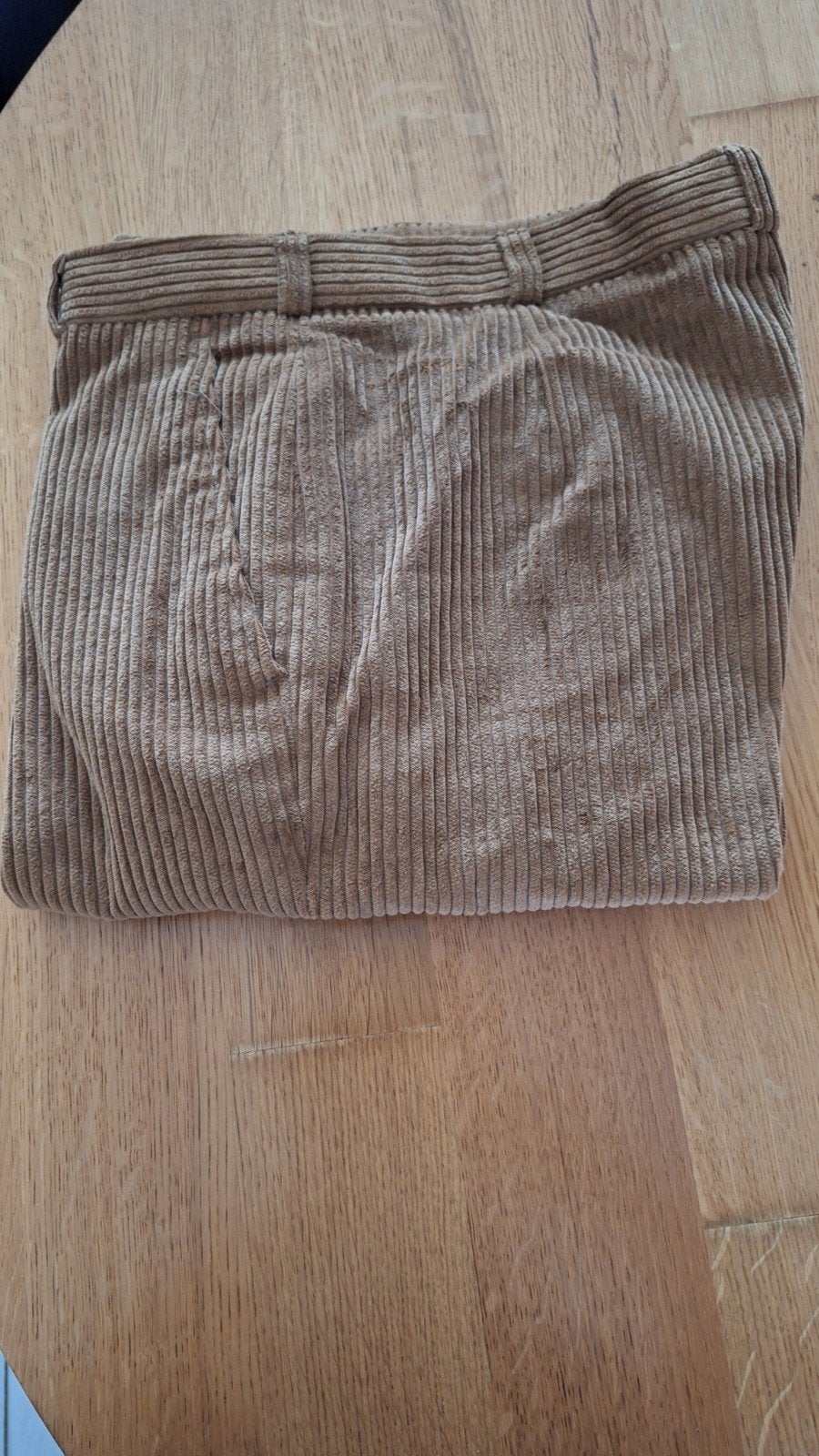 Vintage Corduroy Herenbroek - Taille 45cm, Ophalen of Verzenden, Gedragen, Overige maten, Bruin