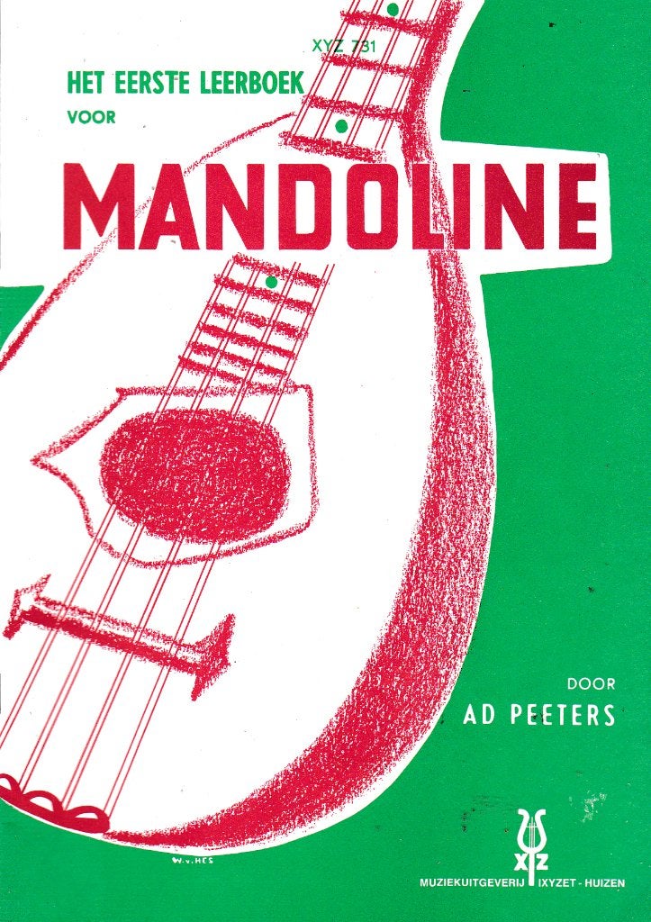 Het eerste leerboek voor Mandoline ( 320 ), Verzenden, Klassiek, Zo goed als nieuw, Banjo of Mandoline