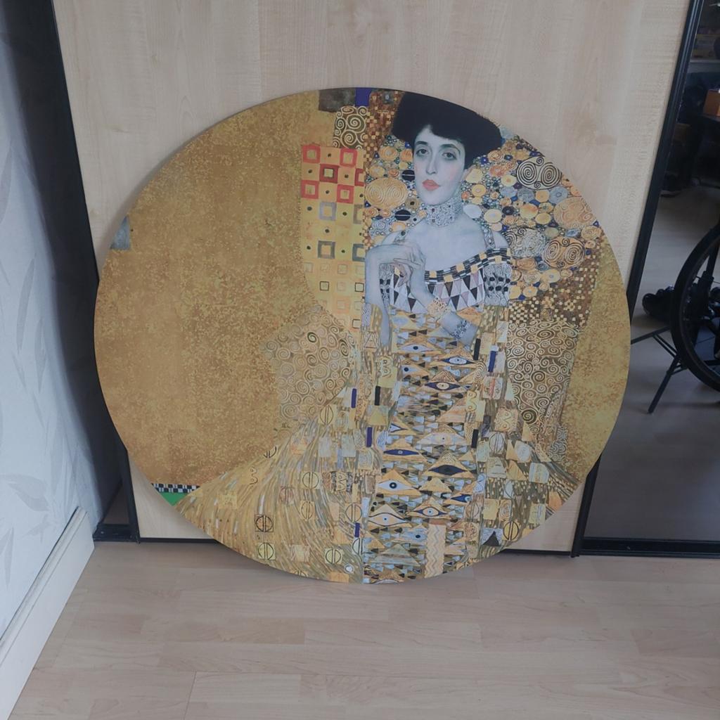 Muurcirkel  'Portret van Adele Bloch-Bauer I' Klimt, Ophalen, Nieuw