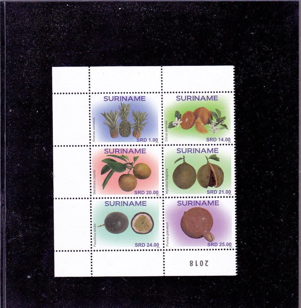 Suriname 2398/03 Vruchten 2018 (195), Verzenden, Postfris